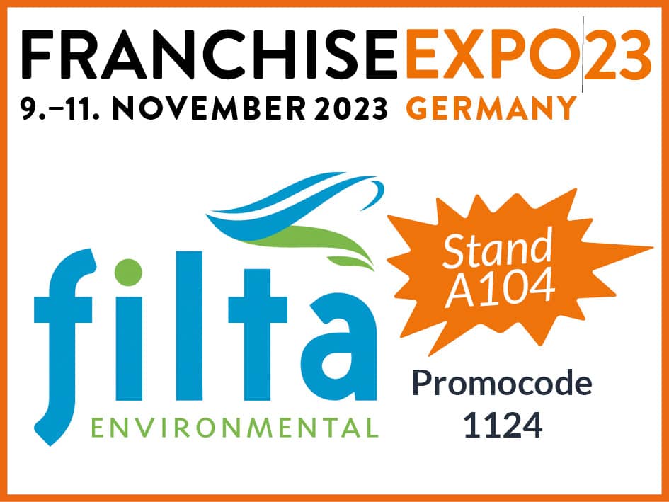 Visit Filta at the Franchiseexpo in Frankfurt!